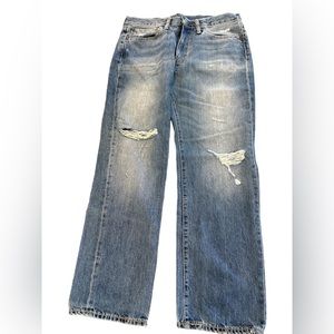 Levi’s 514 Jeans 34x29‎ Distressed Excellent